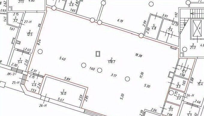 торговое помещение г Санкт-Петербург метро Новочеркасская пр-кт Большеохтинский 15к/2 фото 2