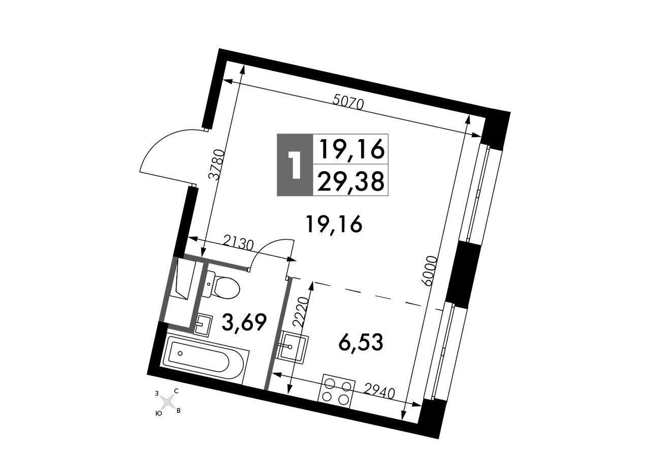 квартира г Москва п Московский д Говорово метро Говорово корп. 1 фото 1