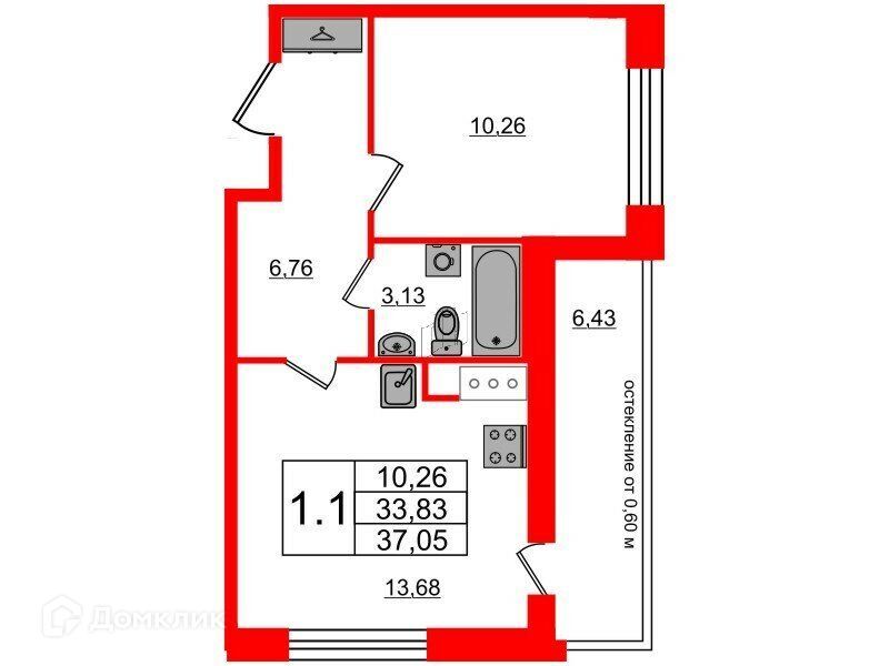 квартира г Санкт-Петербург ул Кубинская 76к/1 Московский район фото 1