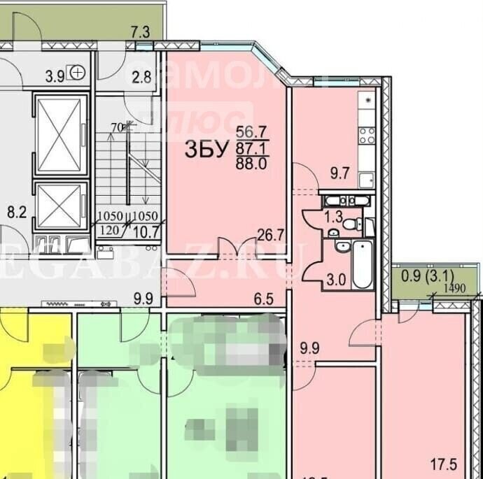 квартира г Москва метро Аминьевская ул Большая Очаковская 12к/5 муниципальный округ Очаково-Матвеевское фото 27