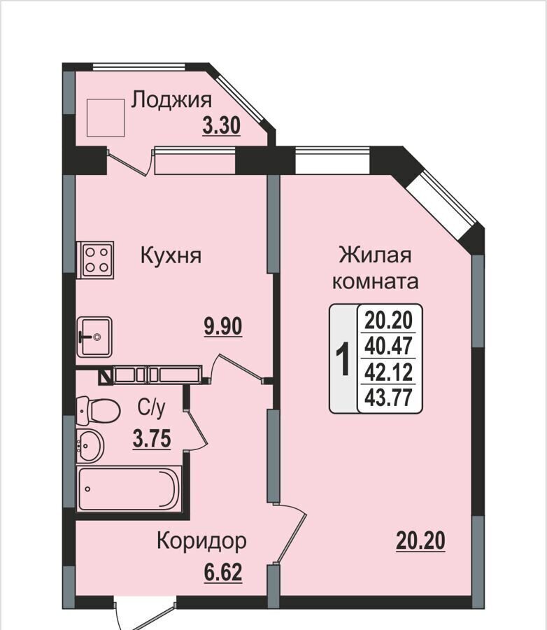 квартира городской округ Богородский г Ногинск ул 7-ая Черноголовская 17к/1 ЖК Лесная Сказка (Ногинск) фото 4