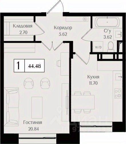 квартира г Москва ул 1-я Бухвостова Московская область фото 1