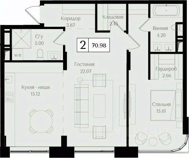 квартира г Москва ул 1-я Бухвостова Московская область фото 1