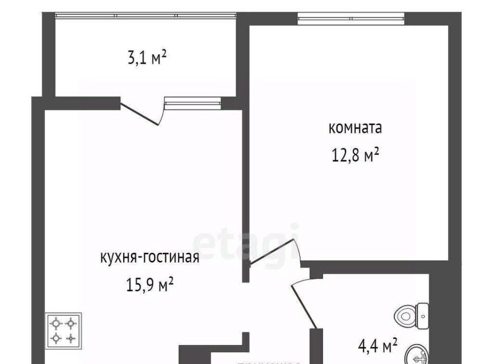 квартира г Екатеринбург р-н Октябрьский Геологическая б-р Новосинарский 3 фото 20