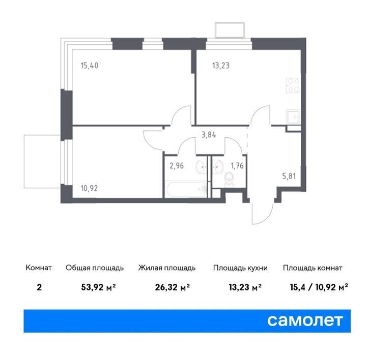 квартира г Видное ЖК «Новое Видное» 18/1 Домодедовская фото 1