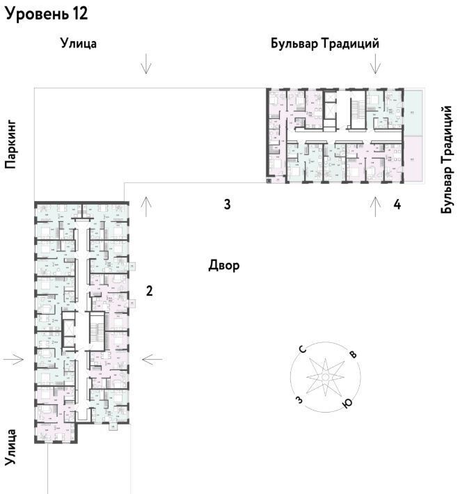 квартира г Тюмень р-н Калининский ул Андрея Кореневского 1к/2 фото 2