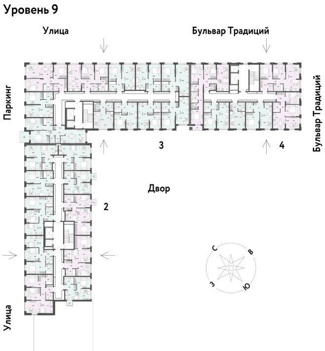 квартира г Тюмень р-н Калининский ул Андрея Кореневского 1к/2 фото 3