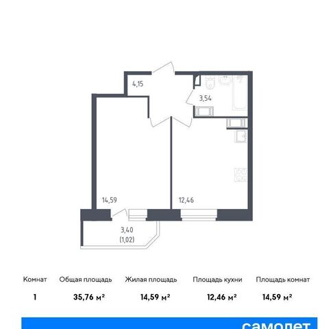 квартира метро Рыбацкое округ Рыбацкое фото