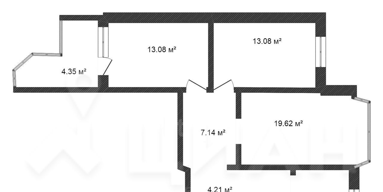 квартира г Москва метро Митино ул Барышиха 25к/2 фото 2