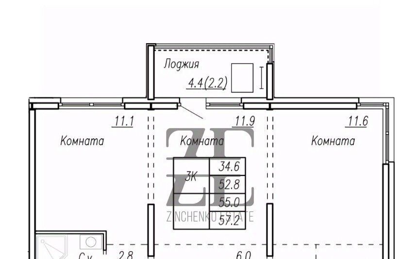 квартира г Барнаул р-н Индустриальный ул Шумакова 15б фото 2