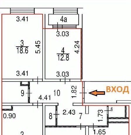 квартира г Москва метро Некрасовка ул Маресьева 12к/2 фото 3