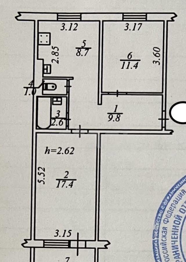 квартира г Ноябрьск ул Дзержинского 3 Тюменская обл. фото 15