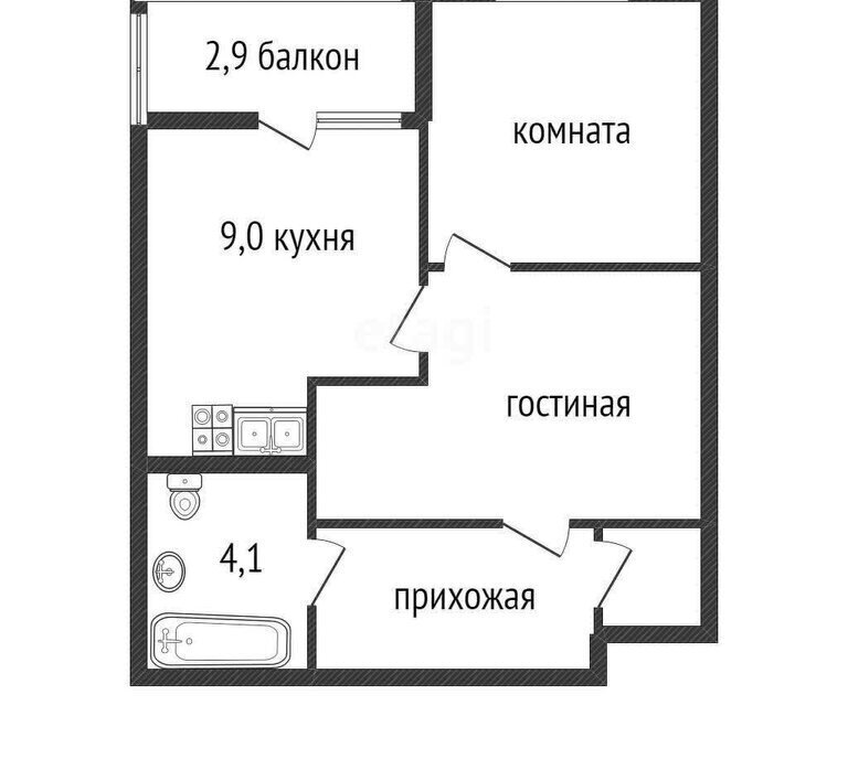 квартира г Краснодар р-н Прикубанский ул им. Мурата Ахеджака 12к/3 ЖК «NEO-квартал «Красная площадь»» фото 1