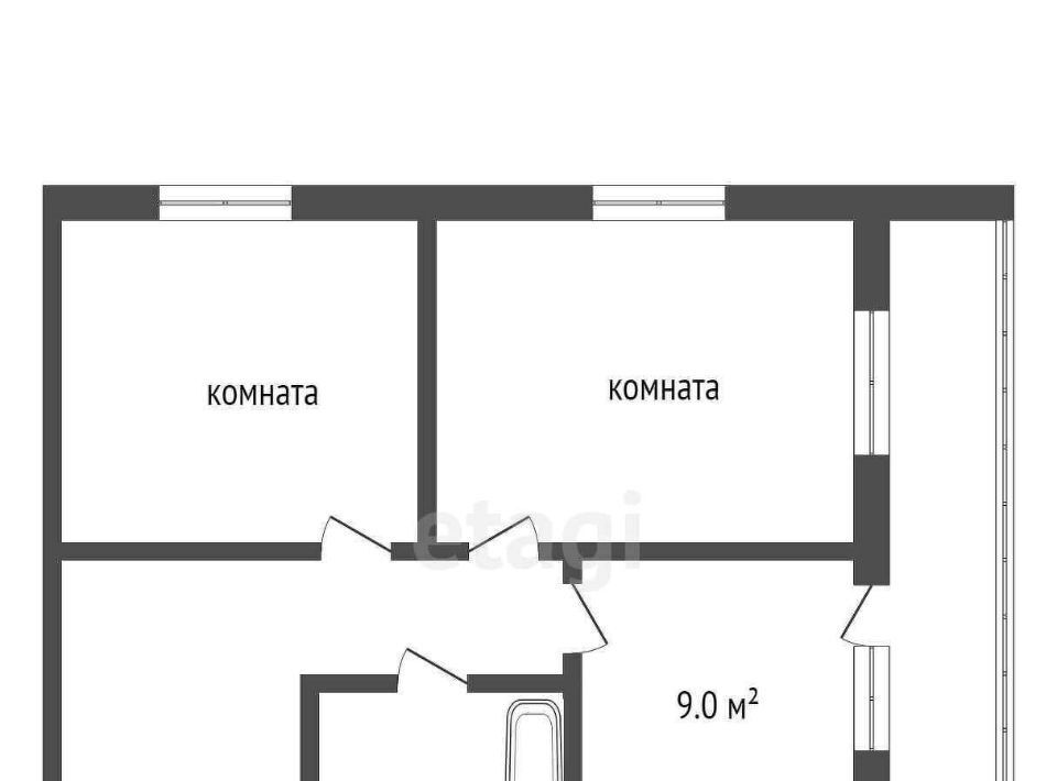 квартира р-н Череповецкий д Ботово ул Ленина 2 Яргомжское с/пос фото 21