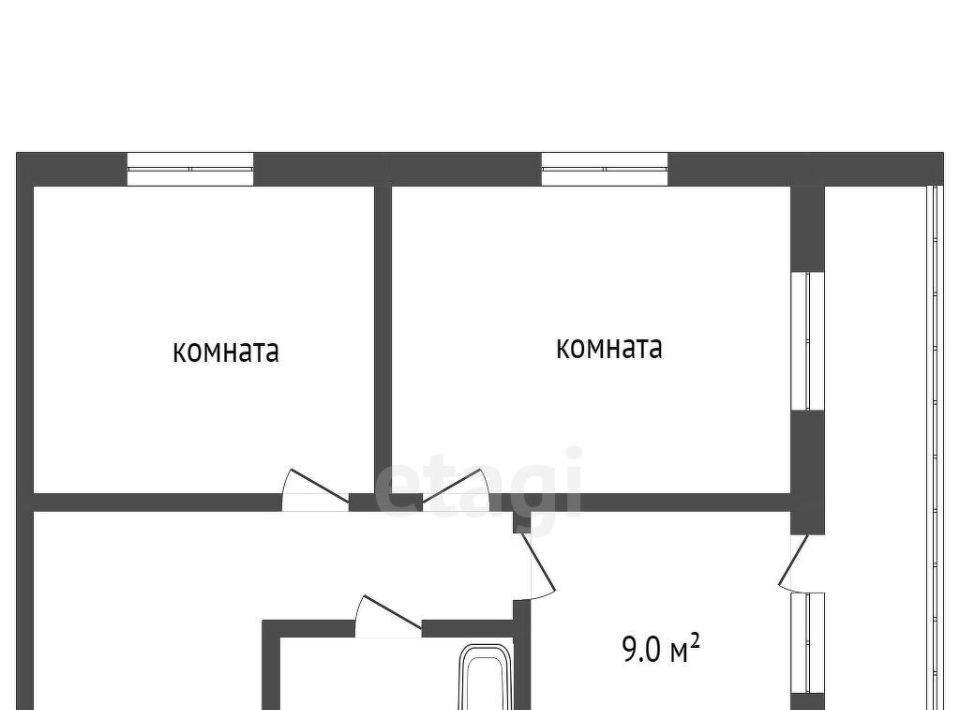 квартира р-н Череповецкий д Ботово ул Ленина 2 Яргомжское с/пос фото 22