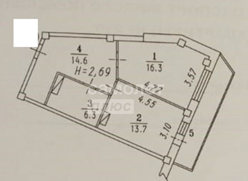 квартира г Омск р-н Кировский ул 3-я Енисейская 32/1 Кировский АО фото 15