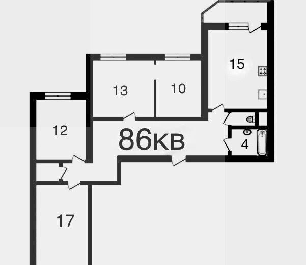 квартира г Санкт-Петербург р-н Красносельский ул Маршала Казакова 68к/1 фото 2