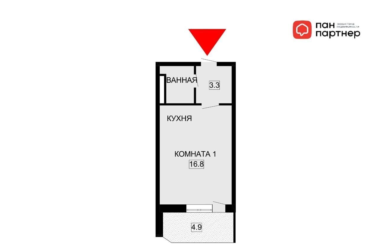 квартира г Санкт-Петербург р-н Красносельский ул Пионерстроя 21к/1 округ Сосновая Поляна фото 22