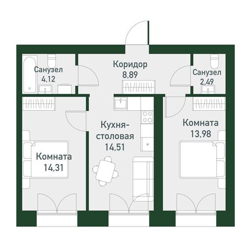 р-н Ленинский КП «Твоя Привилегия» кв-л 45, стр. 1. 4А фото