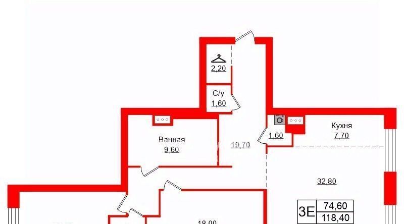 квартира г Санкт-Петербург Горный институт, 27-я Васильевского острова линия, 16Б фото 2