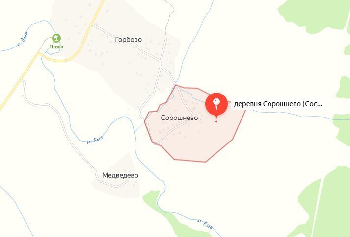 земля р-н Вологодский деревня Сорошнево Сосновский сельсовет фото 1