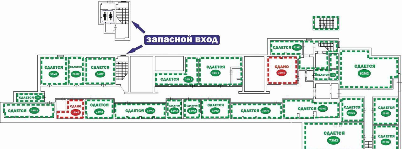 свободного назначения г Нижний Новгород р-н Советский Горьковская мкр. Кузнечиха ул имени Маршала Рокоссовского К.К. 19 фото 11