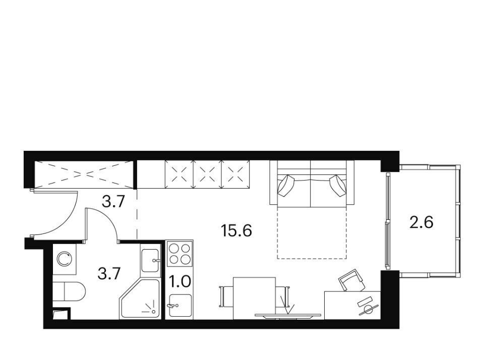 квартира г Москва метро Владыкино проезд Сигнальный 12 фото 1