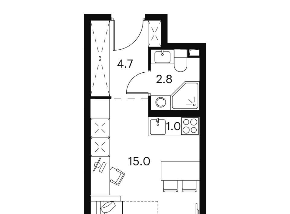 квартира г Москва метро Владыкино проезд Сигнальный 12 фото 1