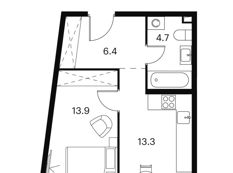 квартира г Москва метро Владыкино проезд Сигнальный 12 фото 1