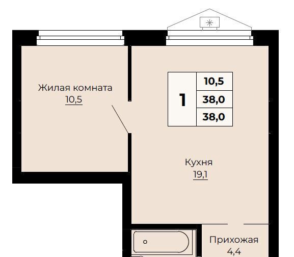 квартира г Екатеринбург р-н Железнодорожный Динамо ЖК «Ольховский парк» фото 1