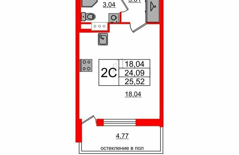 квартира г Санкт-Петербург метро Московская ул Кубинская 78е фото 1