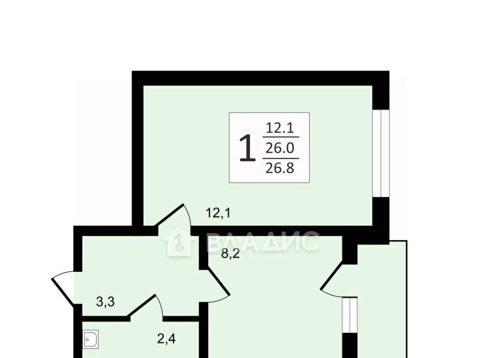 квартира г Санкт-Петербург метро Девяткино дор Муринская 8к/2 фото 8