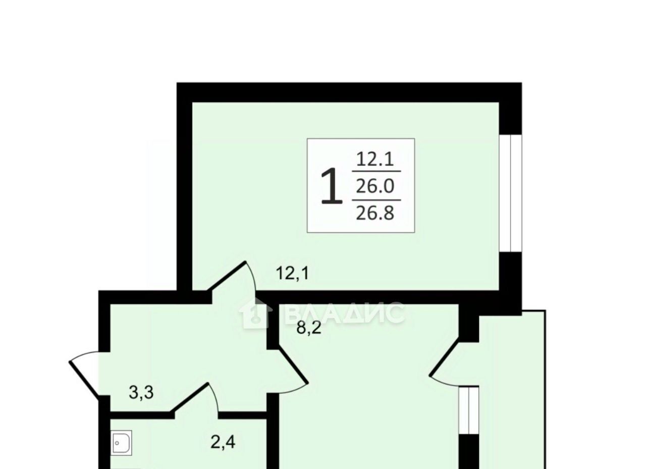 квартира г Санкт-Петербург метро Девяткино дор Муринская 8к/2 фото 7