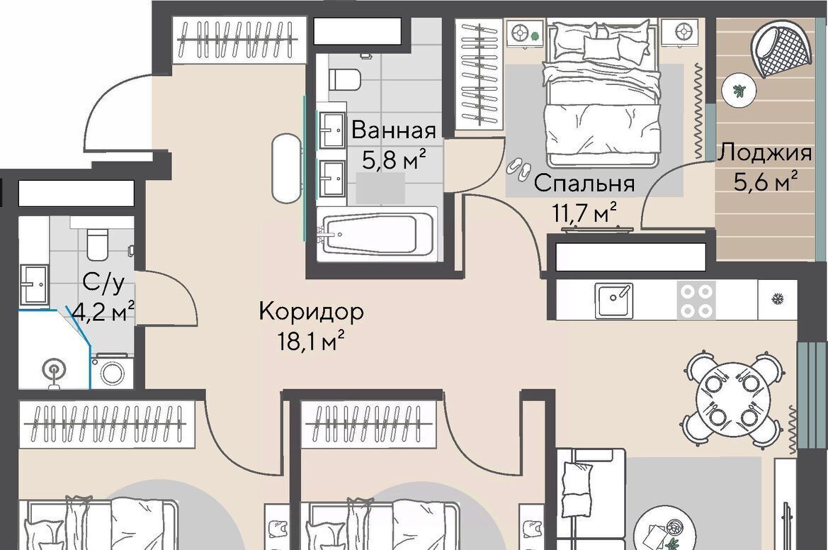 квартира г Екатеринбург р-н Верх-Исетский ул Татищева 20 Площадь 1905 года фото 1