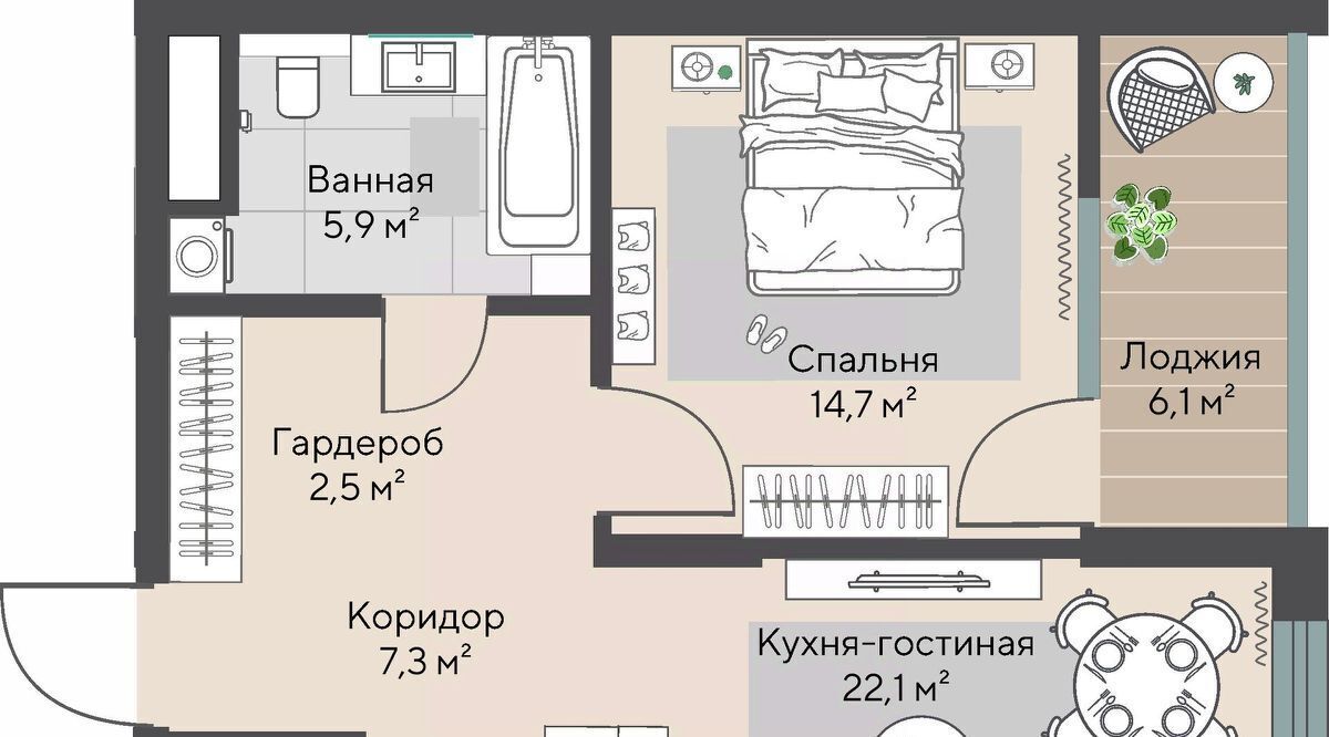 квартира г Екатеринбург р-н Верх-Исетский ул Татищева 20 Площадь 1905 года фото 1