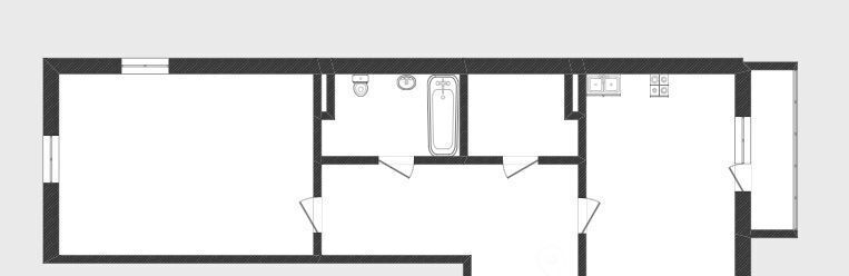 квартира г Тюмень р-н Центральный ул Салтыкова-Щедрина 58/3 фото 11