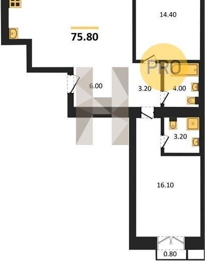 квартира г Ижевск р-н Первомайский Центральный ул Карла Маркса 151 фото 11