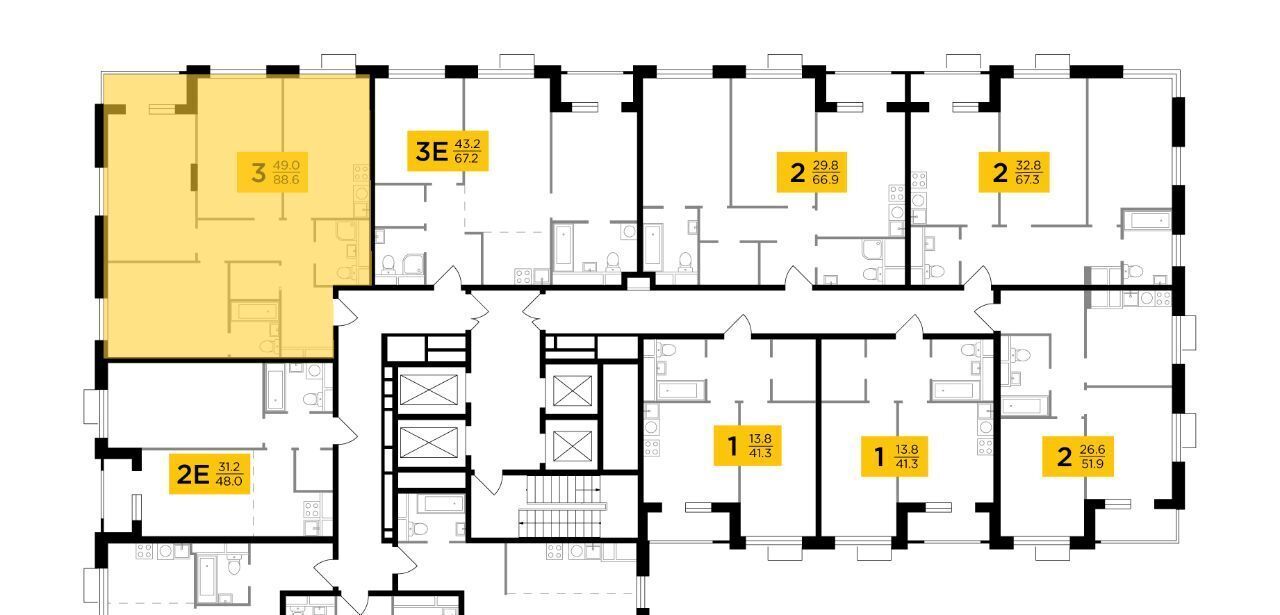 квартира г Москва метро Нагорная проезд Электролитный 7 ЖК TopHILLS муниципальный округ Нагорный фото 3