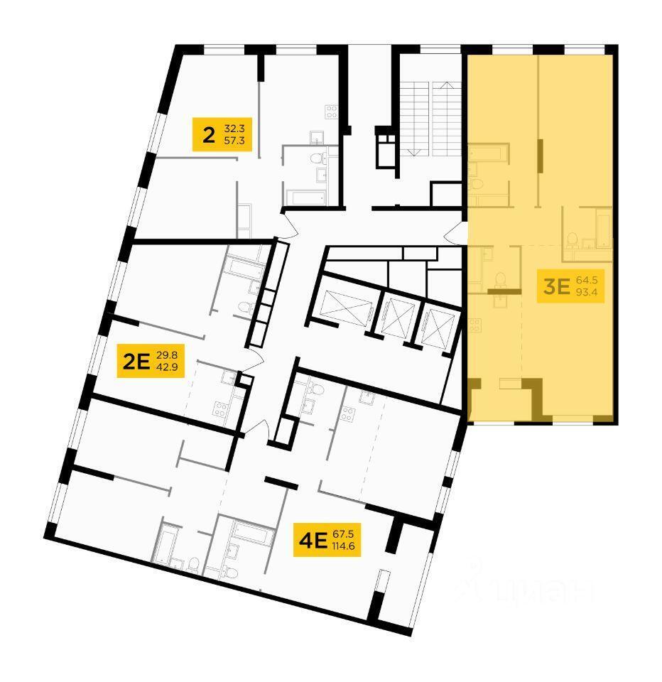 квартира г Москва ЗАО Можайский ул Гродненская 12 ЖК «КутузовGRAD II» с 11, Московская область фото 3