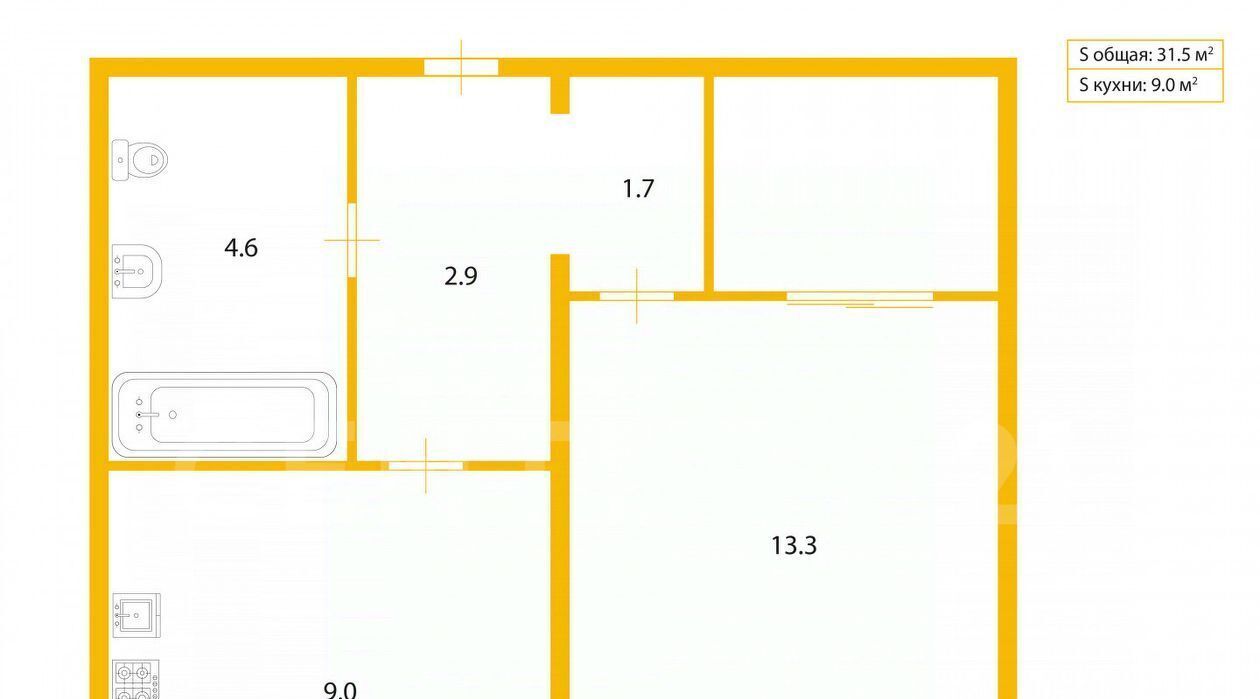 квартира г Санкт-Петербург метро Гражданский Проспект дор Муринская 14к/2 ЖК «Цветной город» округ Полюстрово фото 2