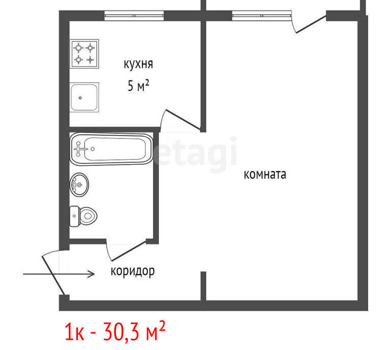 квартира г Екатеринбург р-н Орджоникидзевский Уралмаш улица Вали Котика, 9Б фото 7