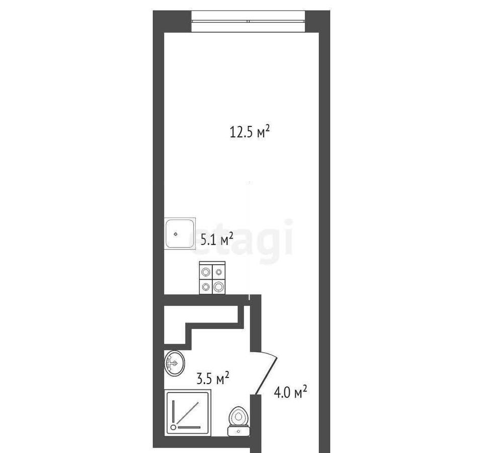 квартира г Москва метро Свиблово проезд Серебрякова 11/13к 1 фото 19