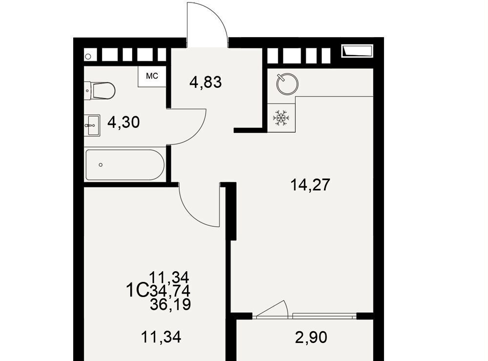 квартира г Рязань р-н Московский ул Бирюзова 10а фото 1