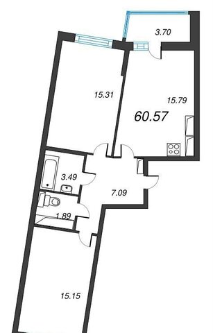 квартира ул Оборонная Девяткино, жилой дом фото