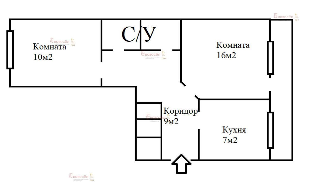 квартира г Екатеринбург п Полеводство ул Березовая 2 р-н Чкаловский муниципальное образование фото 8