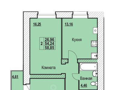 квартира г Ярославль р-н Фрунзенский Престиж Сити жилой комплекс фото 1