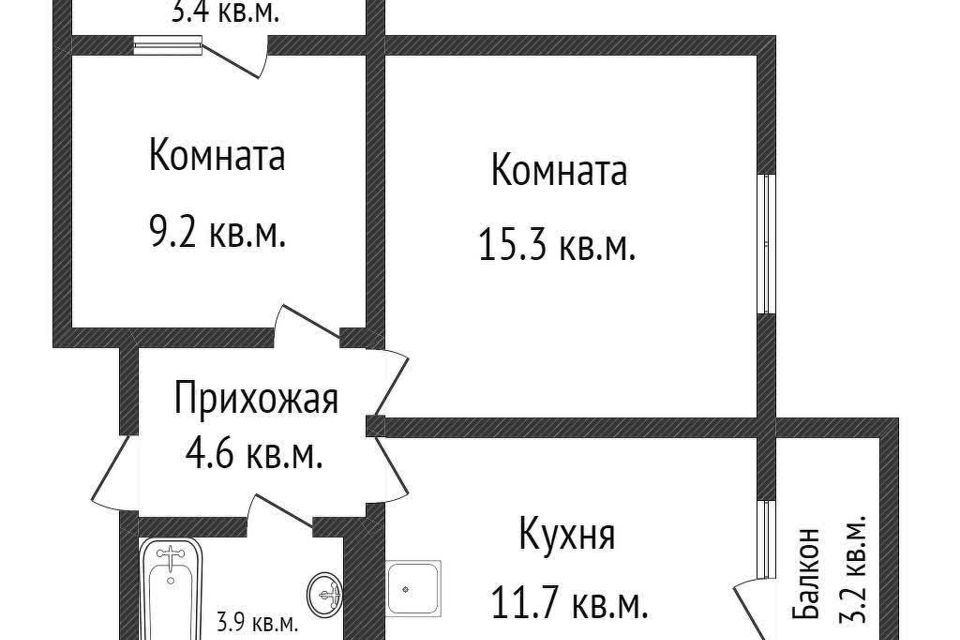 квартира г Краснодар р-н Прикубанский ул им. Героя Пешкова 14к/1 муниципальное образование Краснодар фото 1