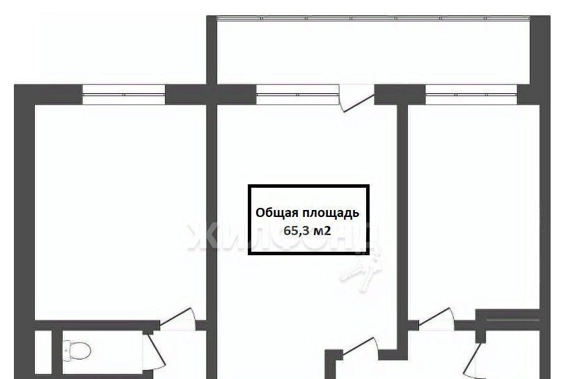 квартира г Томск р-н Октябрьский ул Герасименко 3в пер Солнечный фото 18