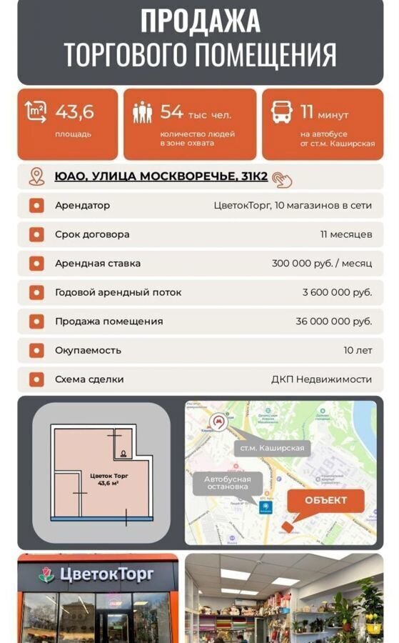 офис г Москва метро Кантемировская ул Москворечье 31к/2 фото 2