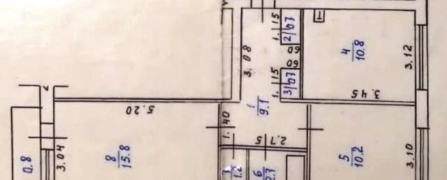 квартира г Чита п Текстильщиков р-н Черновский мкр 4-й 10 фото 2